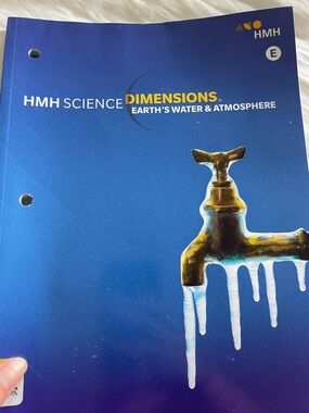HMH Science Dimensions: Earth's Water & Atmosphere - Blue Textbook
